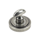 Pewter Round Thumbturn Set (Art Deco) | From The Anvil - Thumbturns - From The Anvil - Yester Home