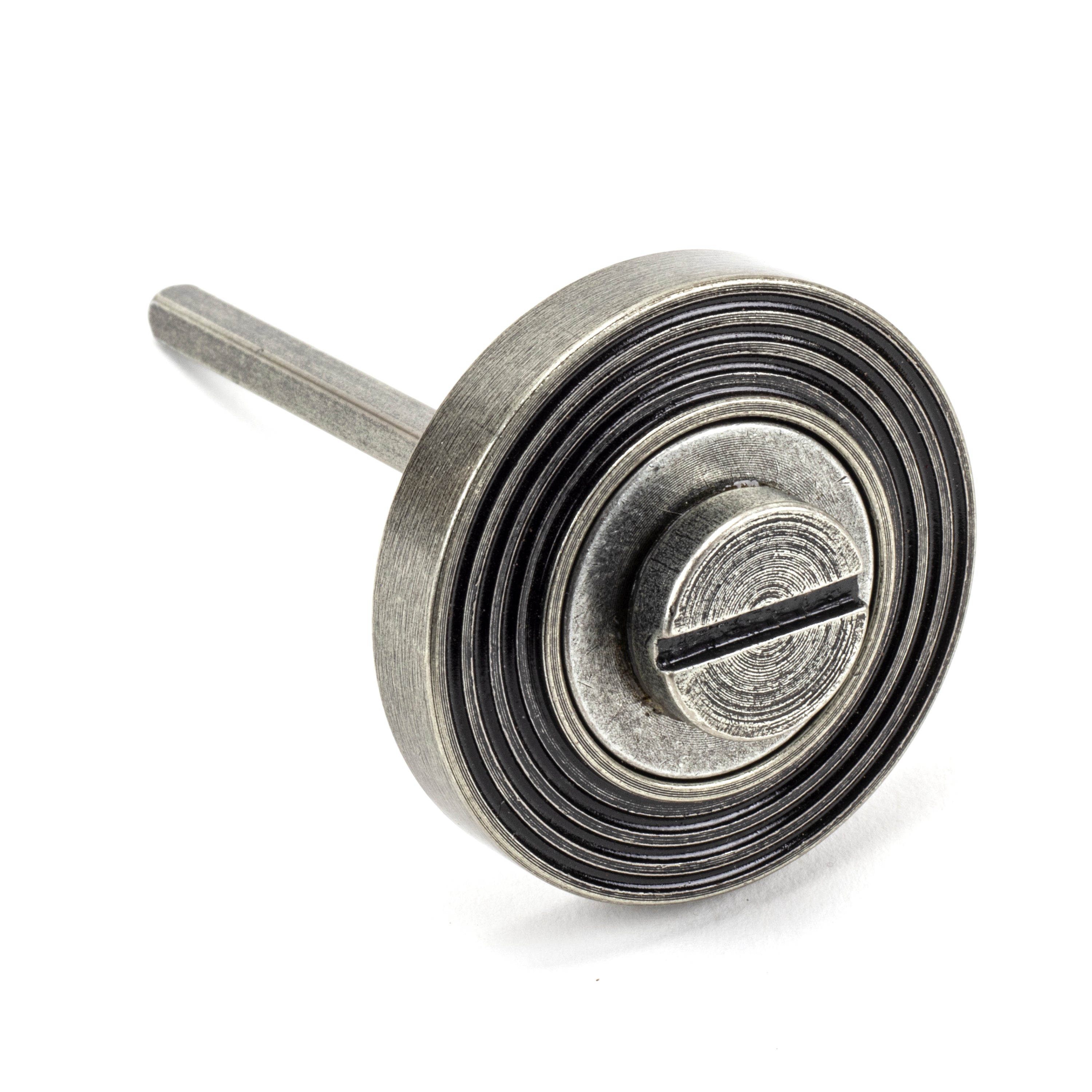 Pewter Round Thumbturn Set (Beehive) | From The Anvil-Thumbturns-Yester Home