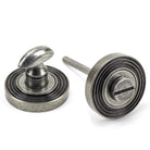 Pewter Round Thumbturn Set (Beehive) | From The Anvil - Thumbturns - From The Anvil - Yester Home