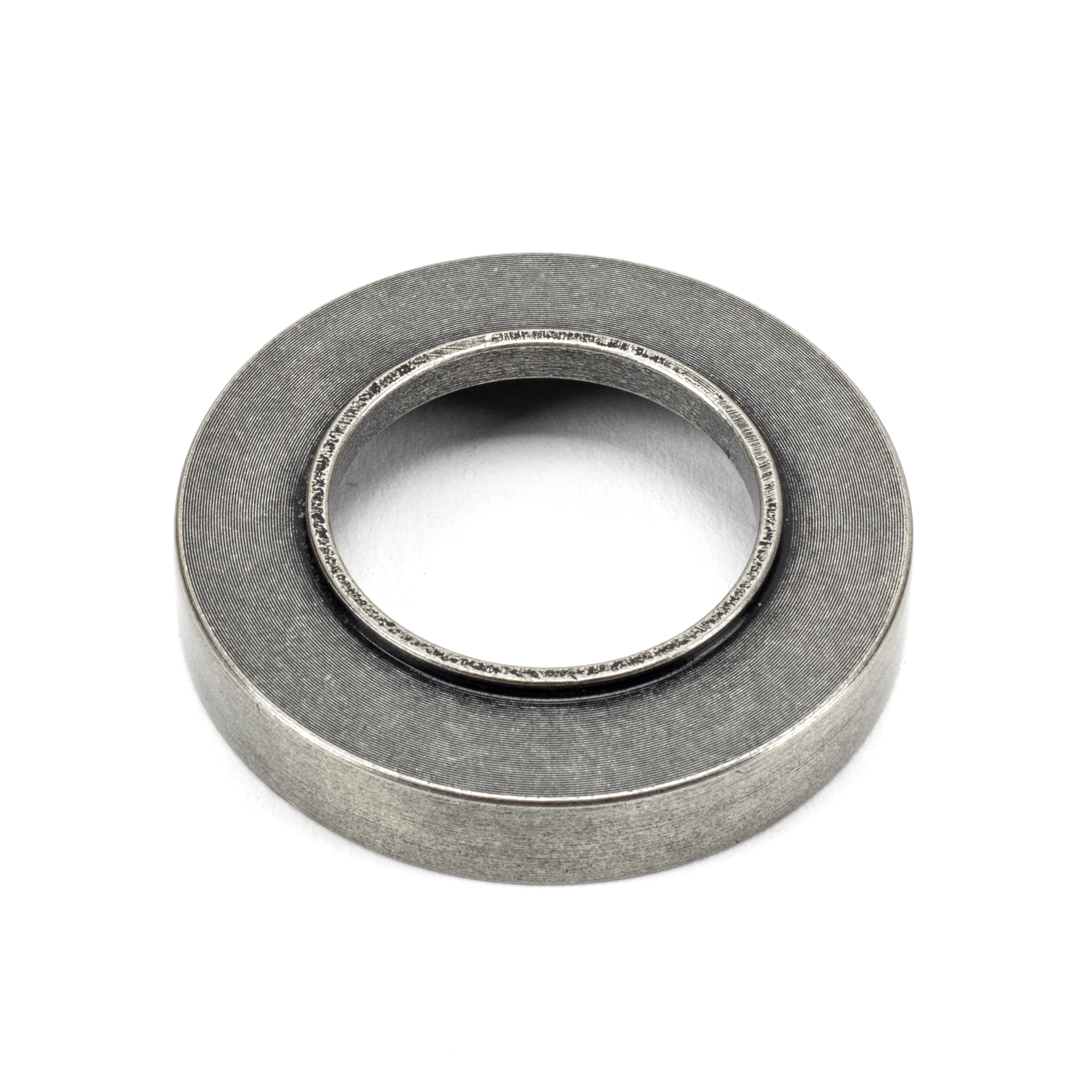 Pewter Round Thumbturn Set (Plain) | From The Anvil-Thumbturns-Yester Home