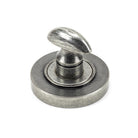 Pewter Round Thumbturn Set (Plain) | From The Anvil - Thumbturns - From The Anvil - Yester Home