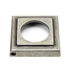 Pewter Round Thumbturn Set (Square) | From The Anvil-Thumbturns-Yester Home
