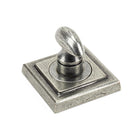 Pewter Round Thumbturn Set (Square) | From The Anvil - Thumbturns - From The Anvil - Yester Home