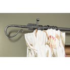 Pewter Shepherd's Crook Curtain Finial (pair) | From The Anvil-Finials-Yester Home