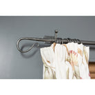Pewter Shepherd's Crook Curtain Finial (pair) | From The Anvil-Finials-Yester Home