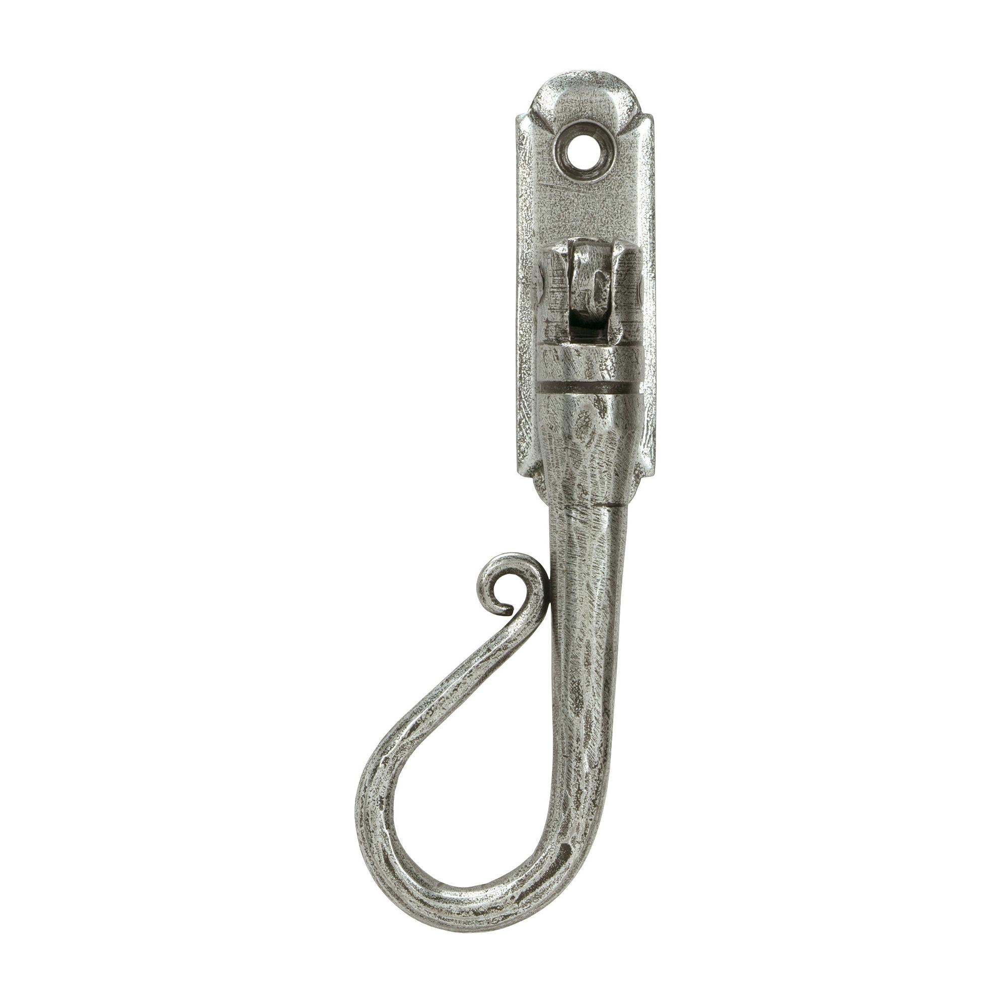 Pewter Shepherd's Crook Espag - LH | From The Anvil - Espag. Fasteners - From The Anvil - Yester Home