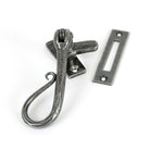 Pewter Shepherd's Crook Fastener | From The Anvil-Fasteners-Yester Home