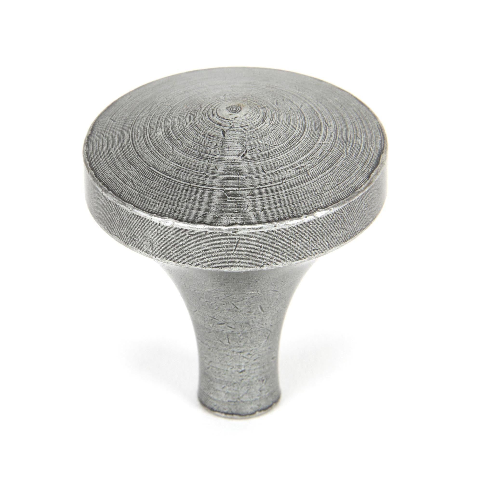 Pewter Shropshire Cabinet Knob - Large | From The Anvil - Cabinet Knobs - From The Anvil - Yester Home