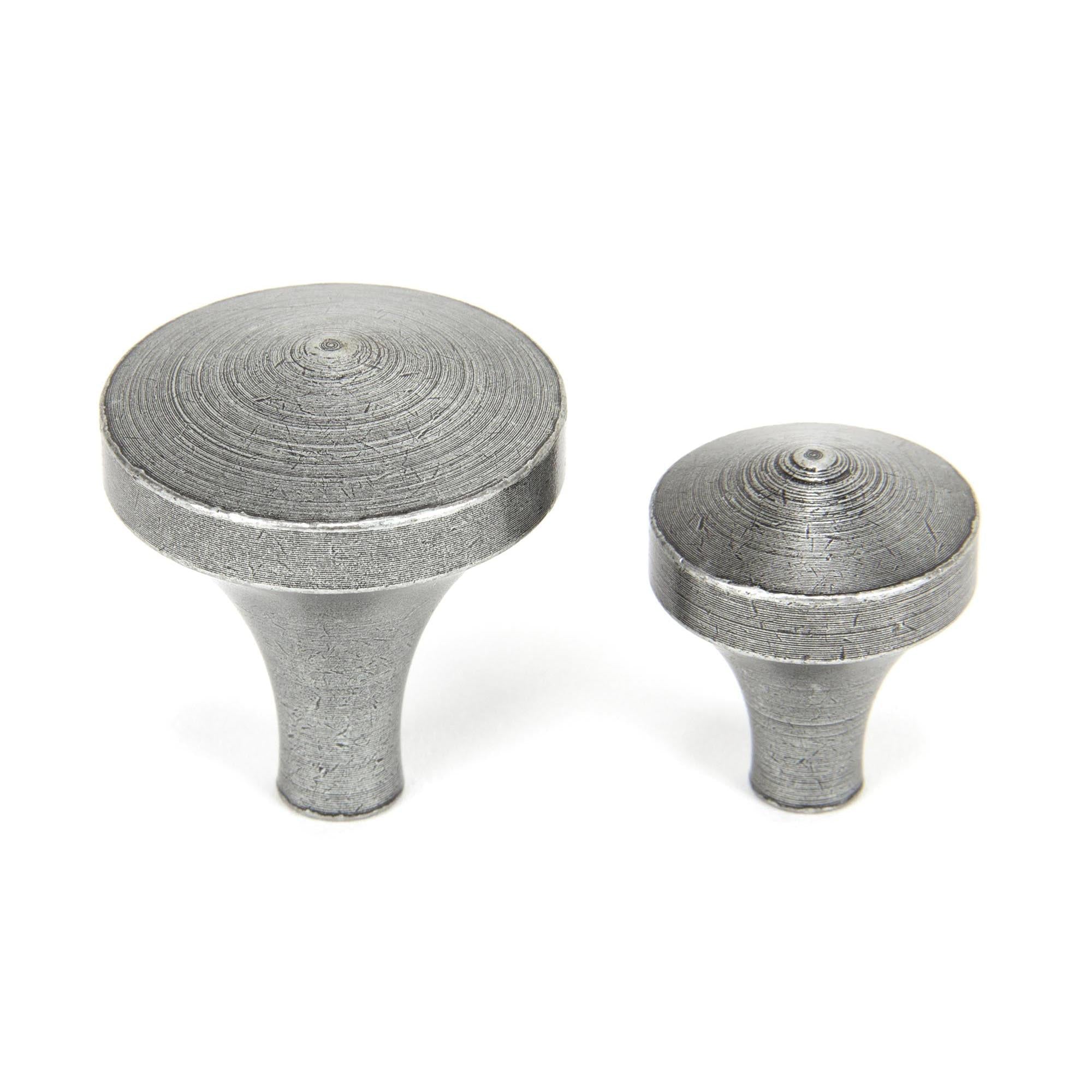 Pewter Shropshire Cabinet Knob - Large | From The Anvil - Cabinet Knobs - From The Anvil - Yester Home