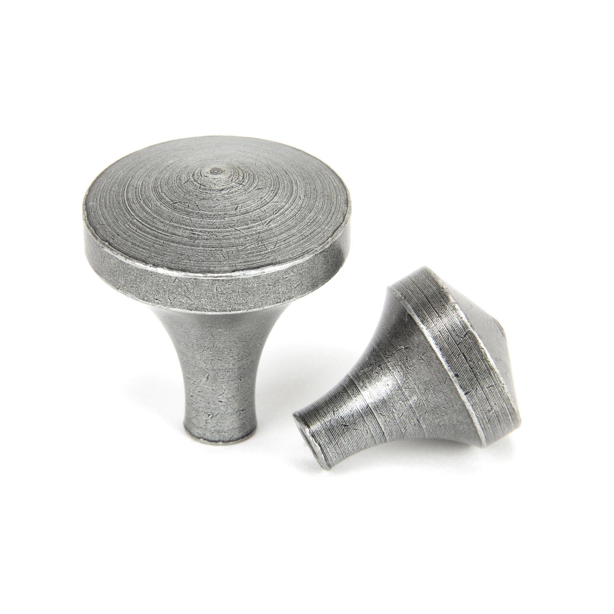 Pewter Shropshire Cabinet Knob - Large | From The Anvil - Cabinet Knobs - From The Anvil - Yester Home