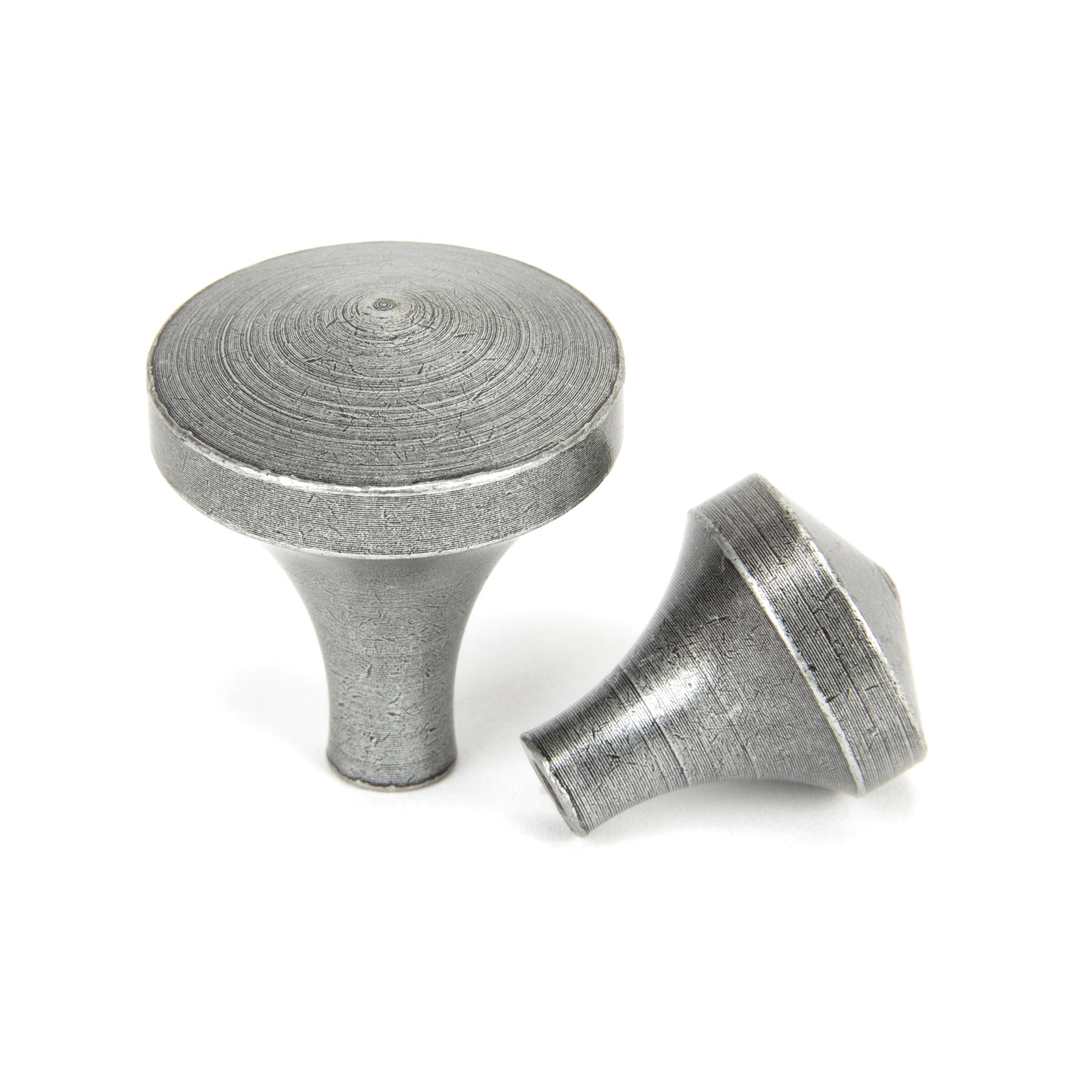 Pewter Shropshire Cabinet Knob - Large | From The Anvil-Cabinet Knobs-Yester Home