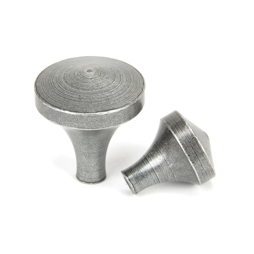 Pewter Shropshire Cabinet Knob - Small | From The Anvil-Cabinet Knobs-Yester Home