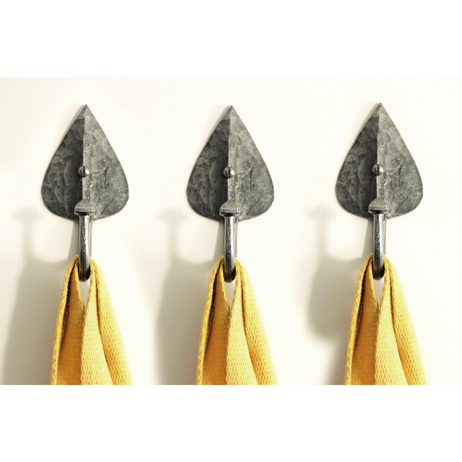 Pewter Shropshire Coat Hook | From The Anvil-Coat Hooks-Yester Home