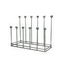 Pewter Six Pair Boot Rack | From The Anvil - Boot Stands & Racks - From The Anvil - Yester Home