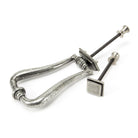 Pewter Slimline Art Deco Door Knocker | From The Anvil - Bolt-Through Door Knockers - From The Anvil - Yester Home