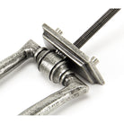 Pewter Slimline Art Deco Door Knocker | From The Anvil-Bolt-Through Door Knockers-Yester Home