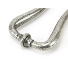 Pewter Slimline Art Deco Door Knocker | From The Anvil-Bolt-Through Door Knockers-Yester Home