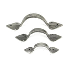 Pewter Small Shropshire Pull Handle | From The Anvil - D Handles - From The Anvil - Yester Home