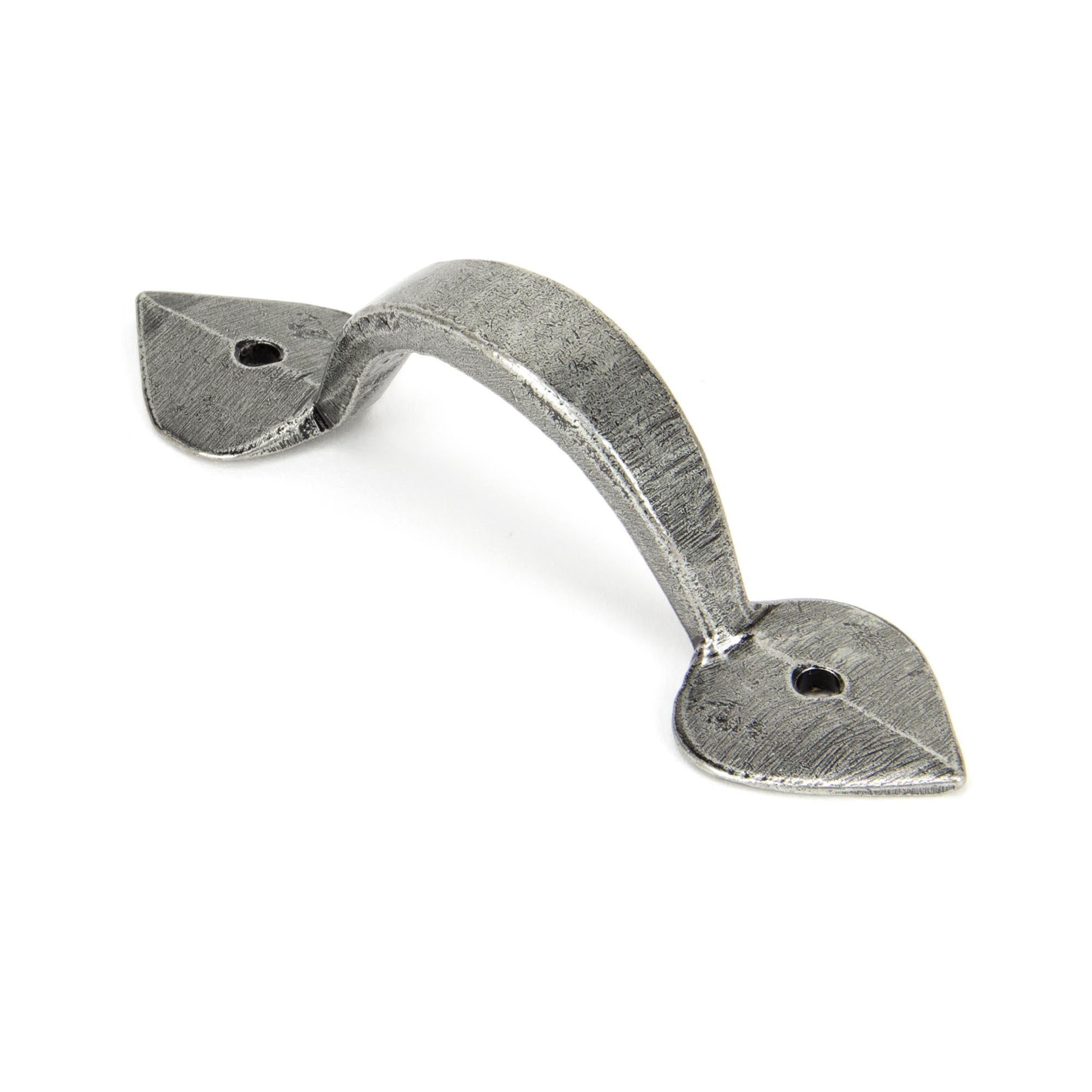 Pewter Small Shropshire Pull Handle | From The Anvil - D Handles - From The Anvil - Yester Home