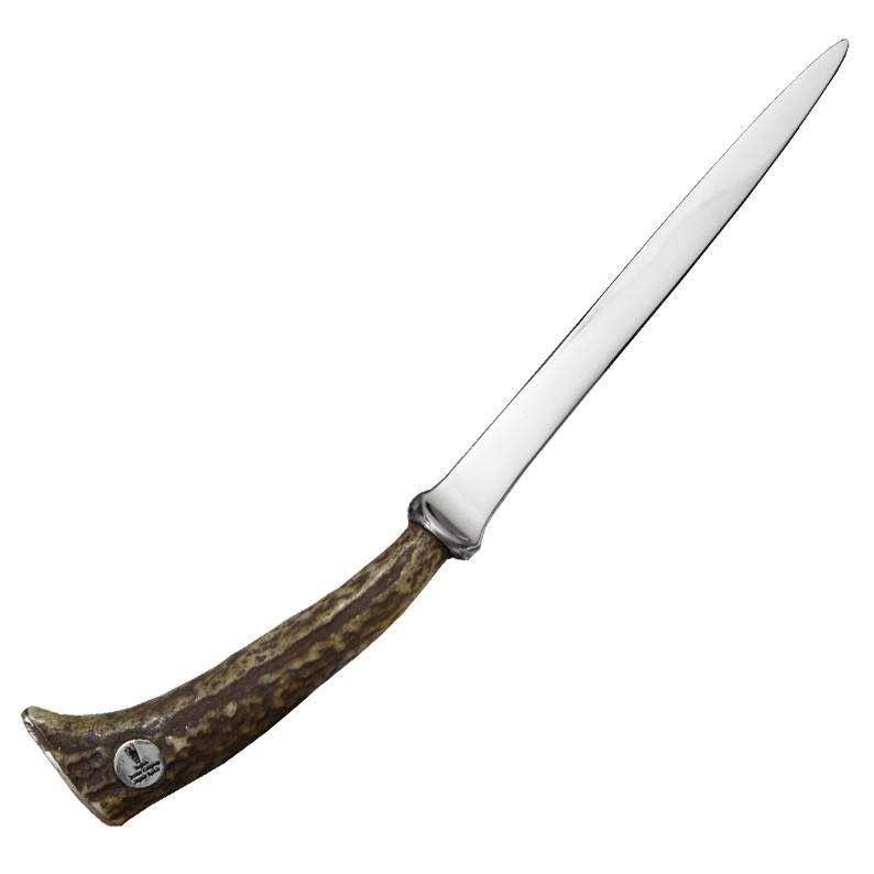 Pewter Stag Horn Handle Letter Opener