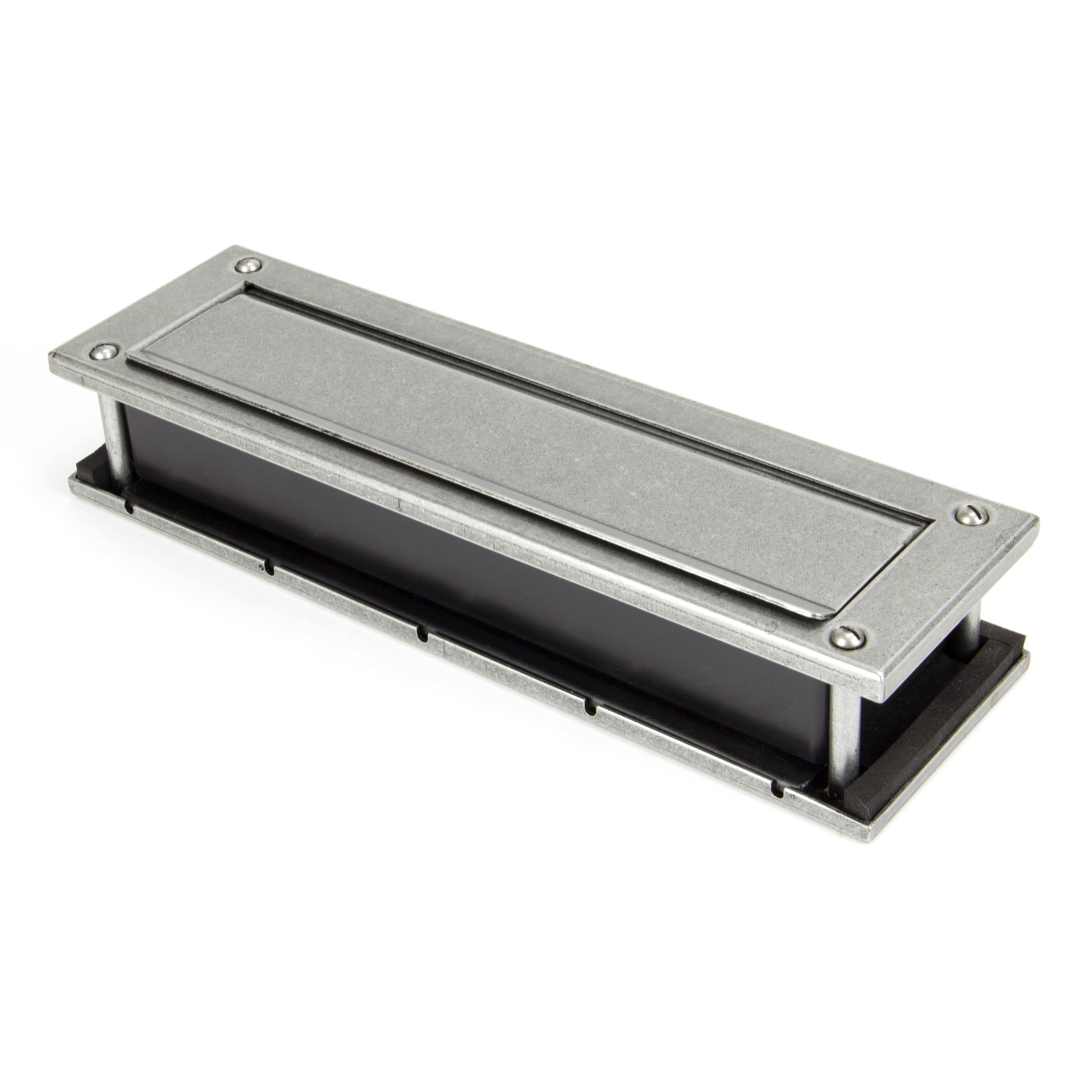 Pewter Traditional Letterbox | From The Anvil-Letterbox-Yester Home
