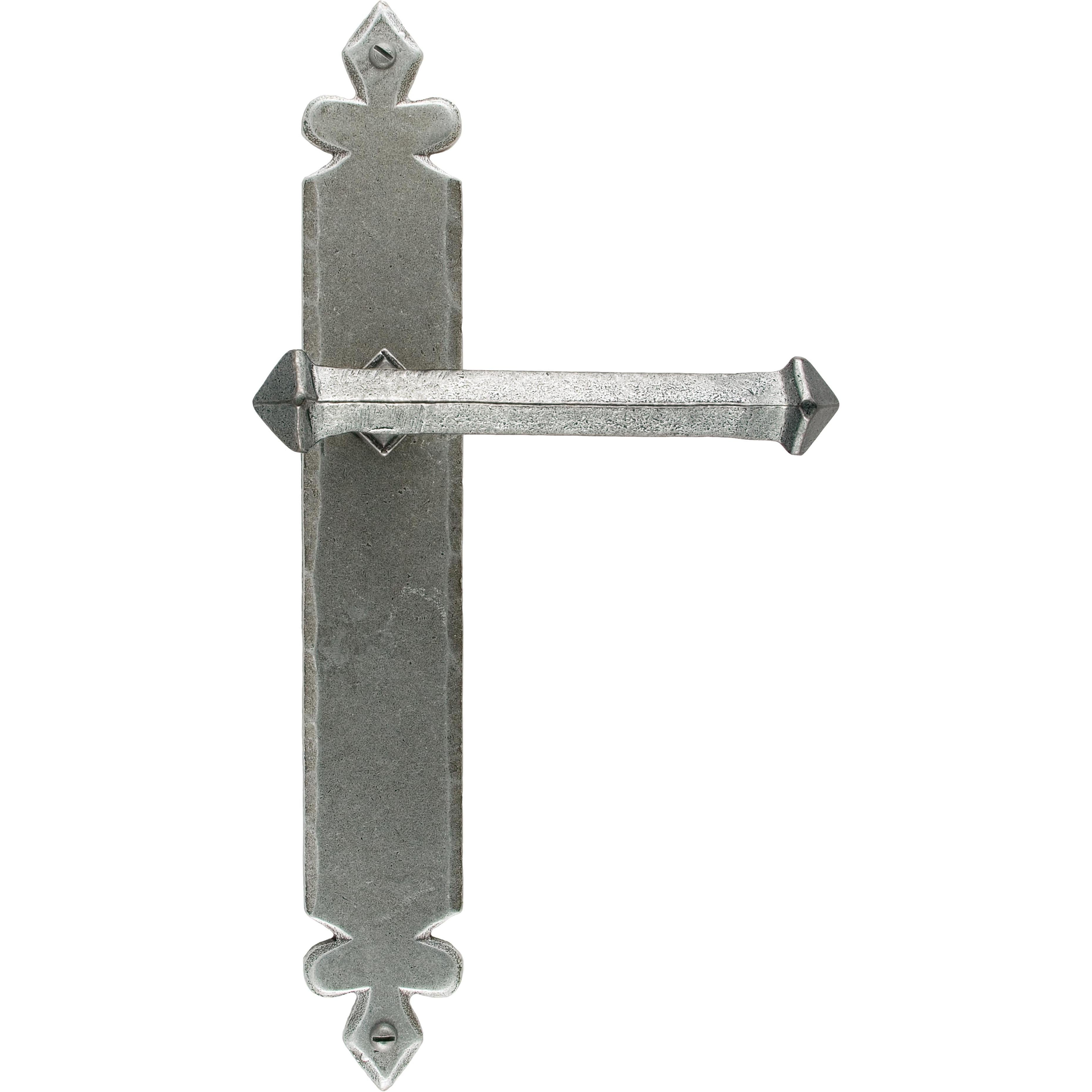 Pewter Tudor Lever Latch Set | From The Anvil - Lever Latch - From The Anvil - Yester Home