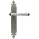 Pewter Tudor Lever Latch Set | From The Anvil-Lever Latch-Yester Home