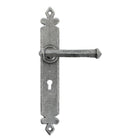 Pewter Tudor Lever Lock Set | From The Anvil - Lever Lock - From The Anvil - Yester Home
