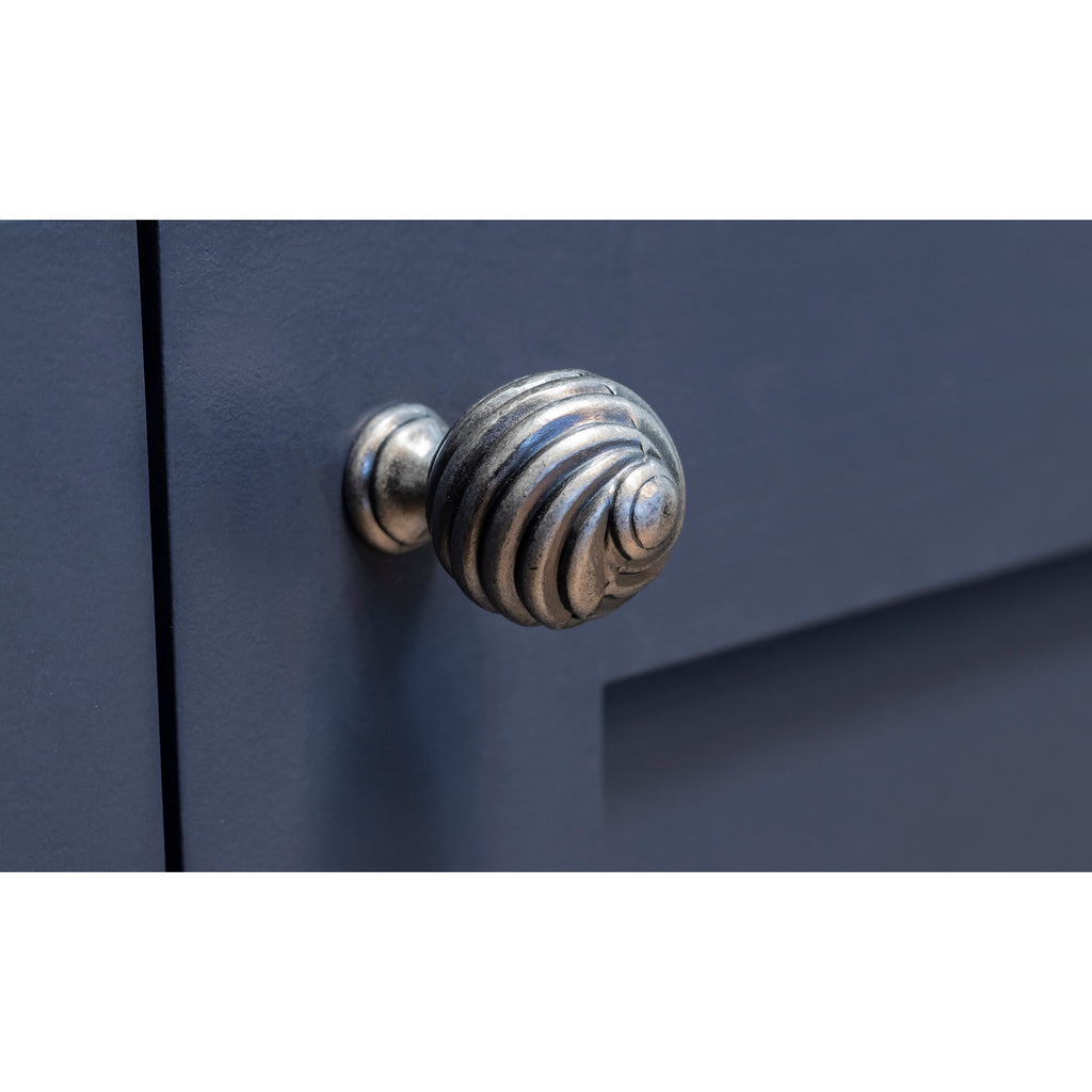 Pewter Twist Cabinet Knob | From The Anvil-Cabinet Knobs-Yester Home