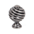 Pewter Twist Cabinet Knob | From The Anvil - Cabinet Knobs - From The Anvil - Yester Home
