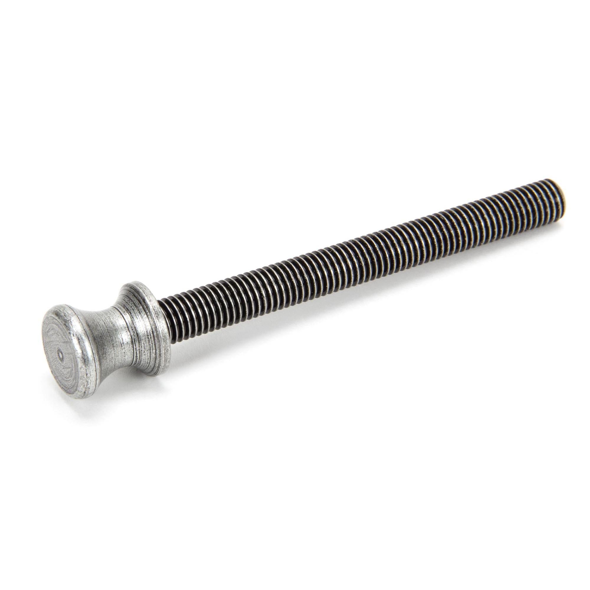 Pewter ended SS M10 110mm Threaded Bar | From The Anvil - Screws & Bolts - From The Anvil - Yester Home