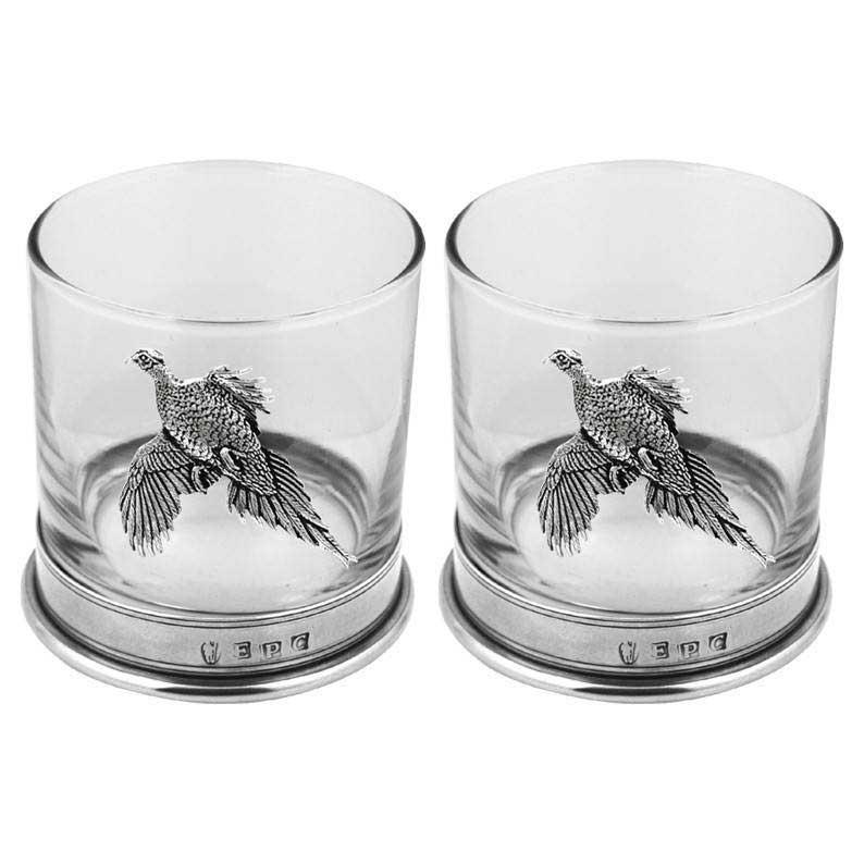 Pheasant Tumbler Set-Tumblers-Yester Home