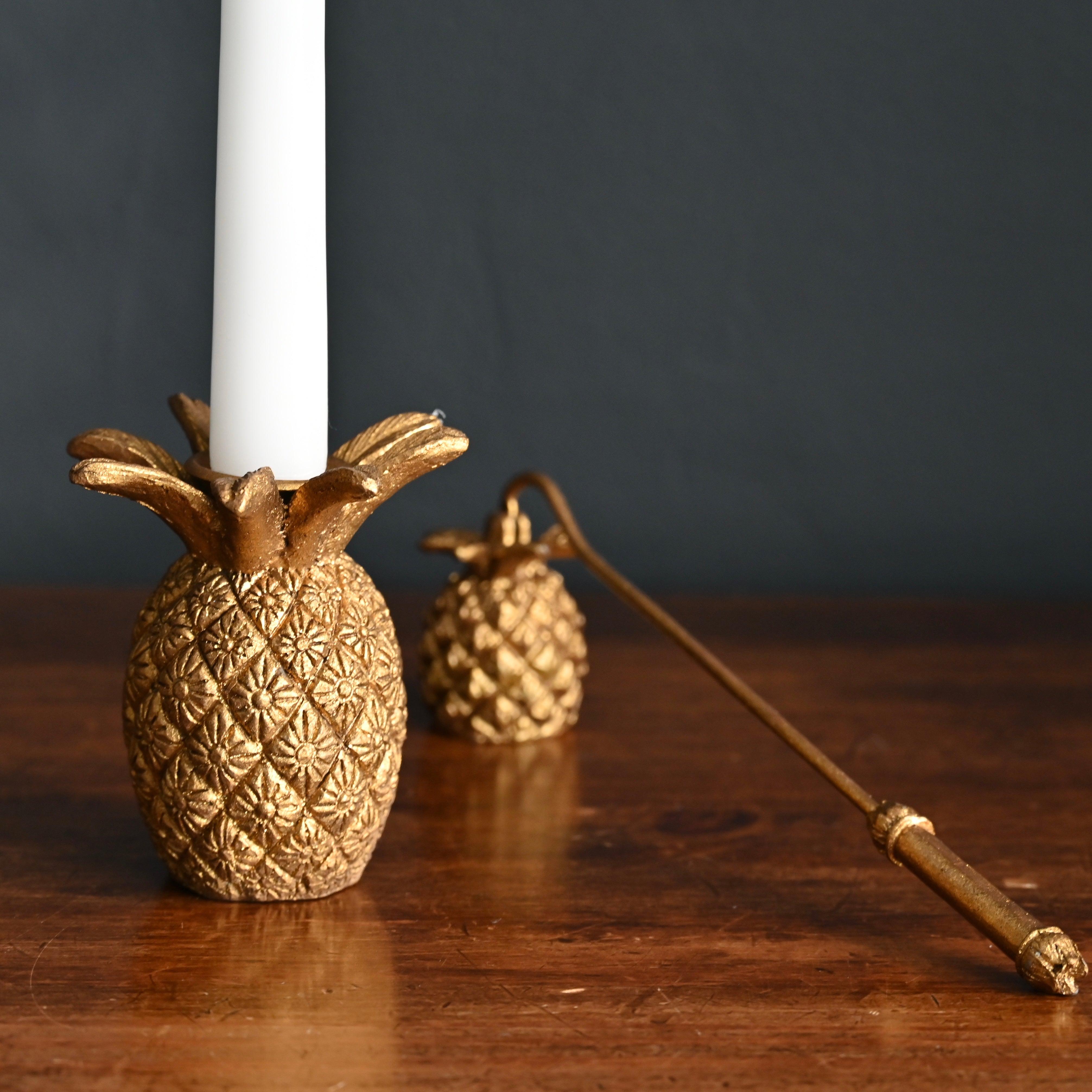 Pineapple Candle Holder-Candle Holders-Yester Home