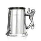 Pint Pewter Lion Tankard-Tankards-Yester Home