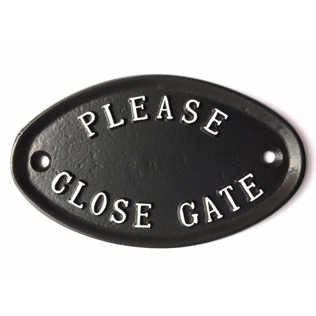 Please Close Gate Sign-Gate Signs-Yester Home