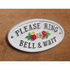 Please Ring Bell & Wait Sign-Front Door Signs-Yester Home