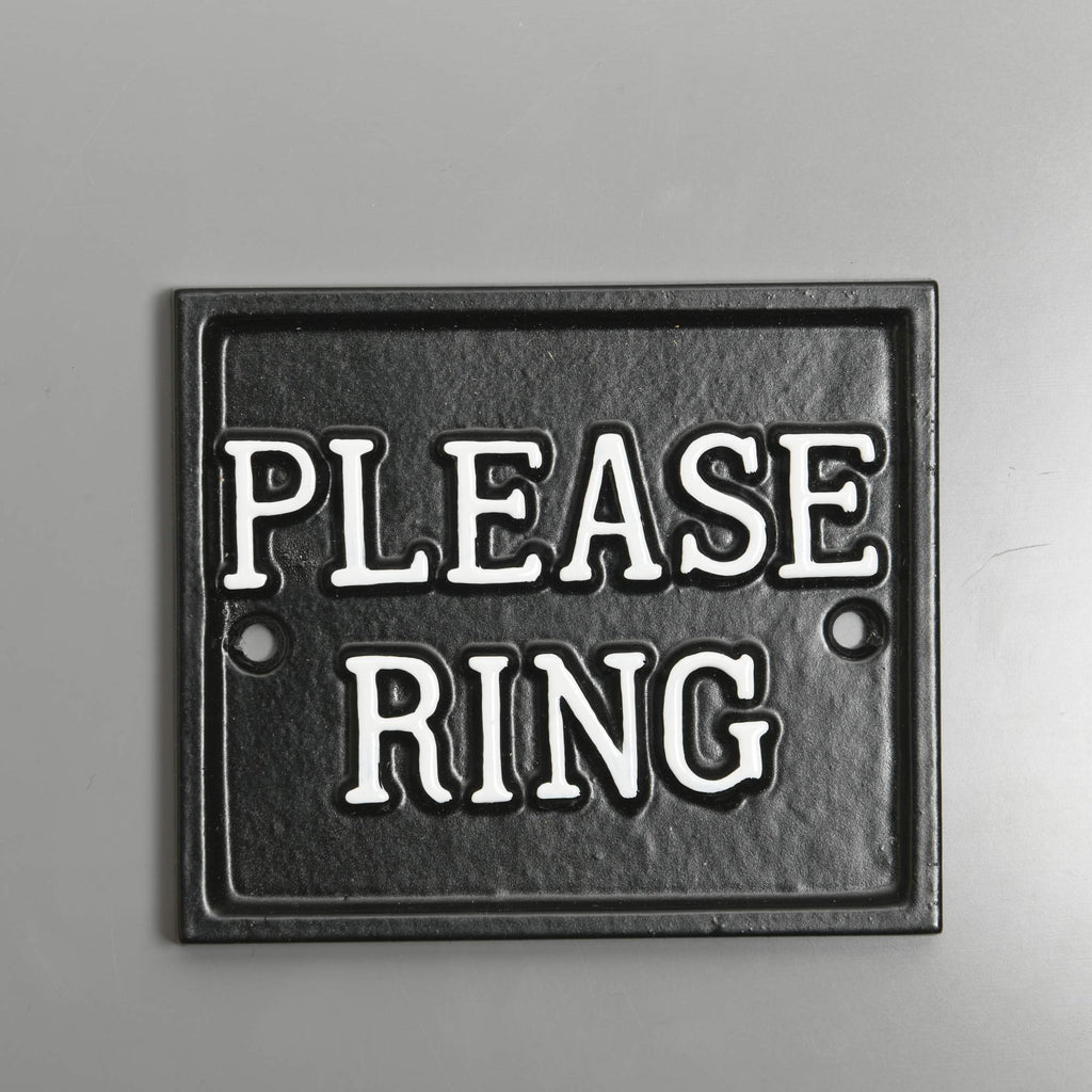 Please Ring Square Sign