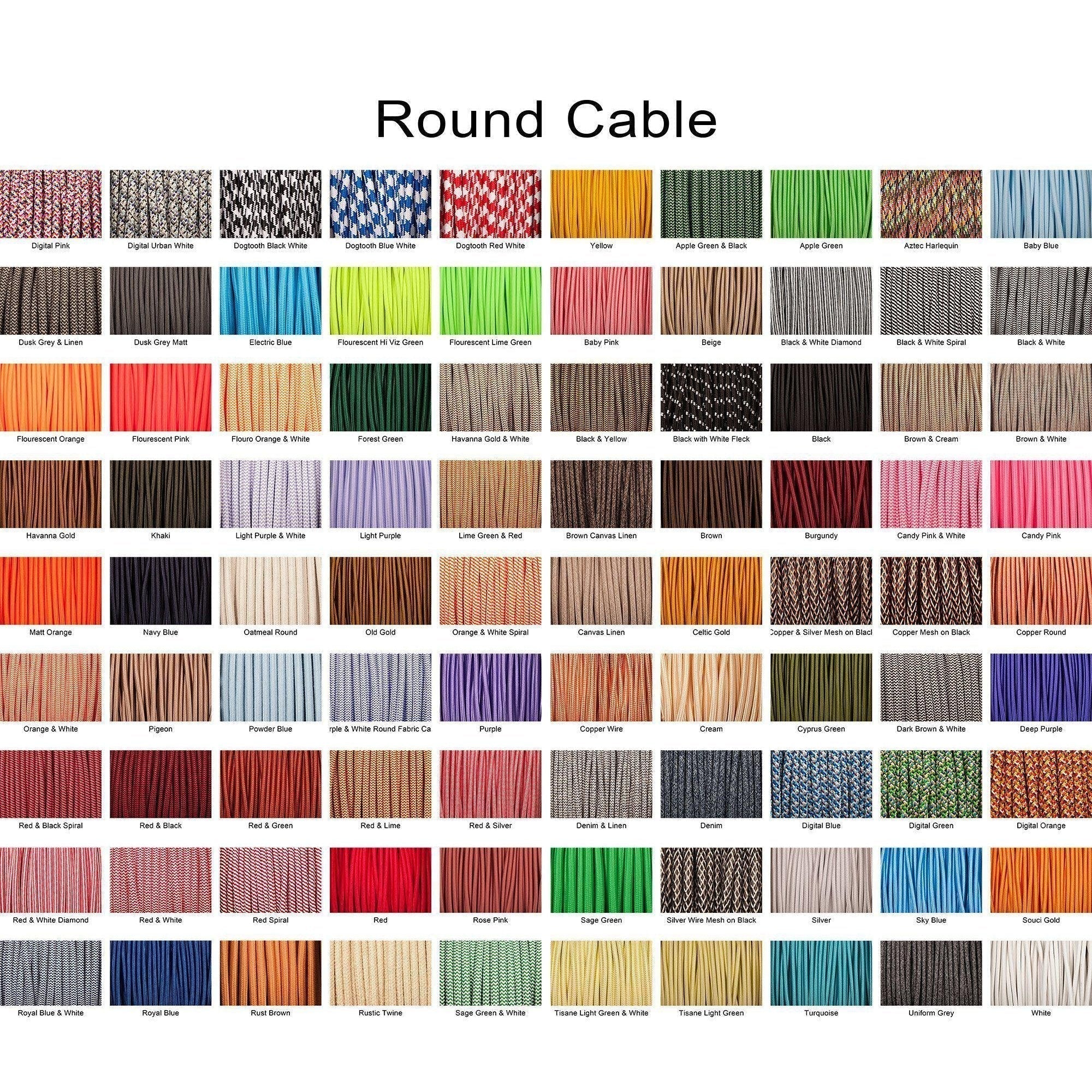 Plugged Bespoke E27 Cordset-Cordsets-Yester Home