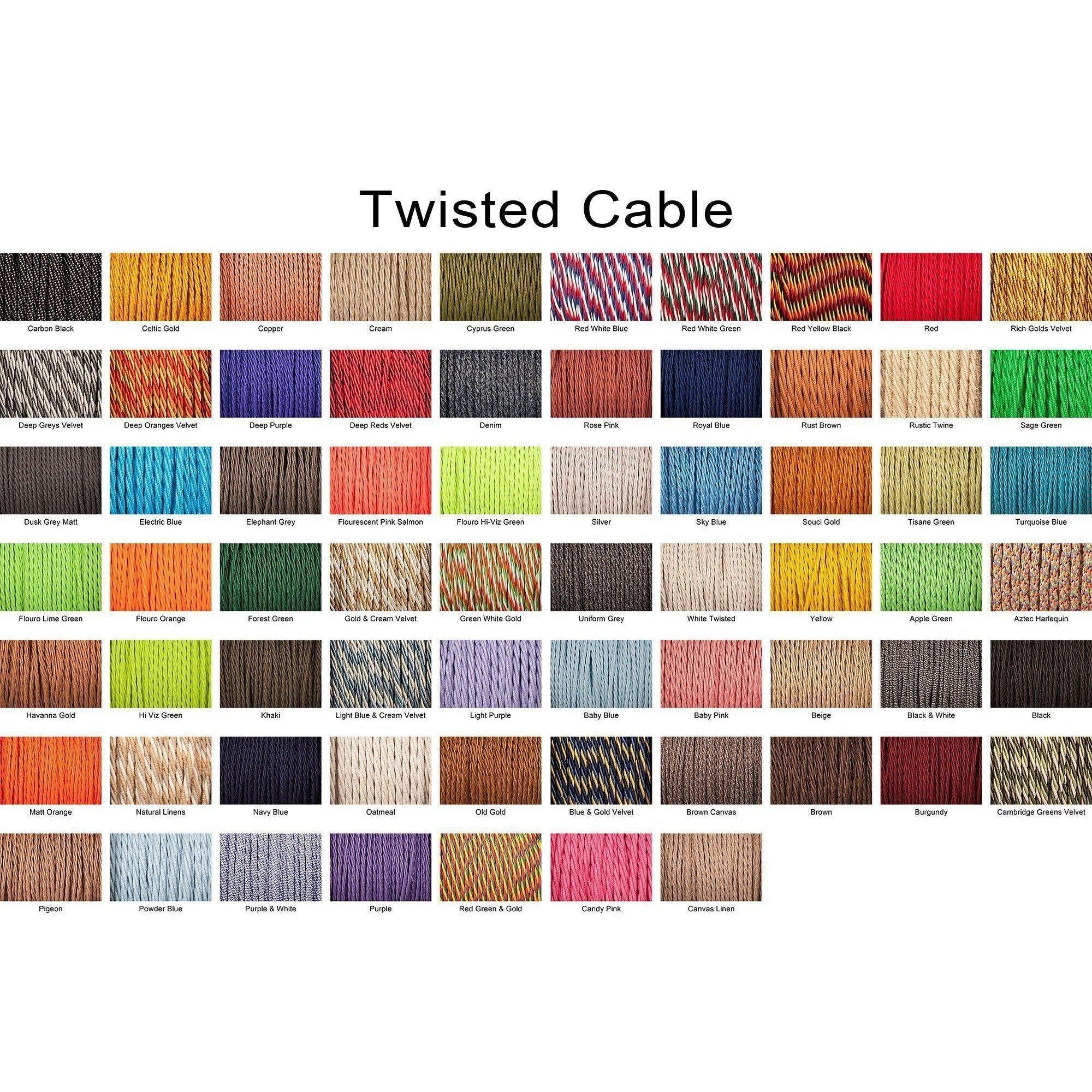 Plugged Bespoke E27 Cordset-Cordsets-Yester Home