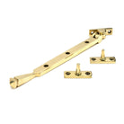 Polished Brass 10" Avon Stay | From The Anvil - Stays - From The Anvil - Yester Home