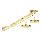 Polished Brass 10" Avon Stay | From The Anvil-Stays-Yester Home