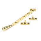 Polished Brass 10" Newbury Stay | From The Anvil - Stays - From The Anvil - Yester Home