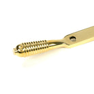 Polished Brass 10" Reeded Stay (Steel Window) - Stays - From The Anvil - Yester Home