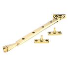 Polished Brass 12" Avon Stay | From The Anvil - Stays - From The Anvil - Yester Home