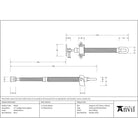 Polished Brass 12" Fanlight Screw Opener | From The Anvil - Fanlight Openers - From The Anvil - Yester Home