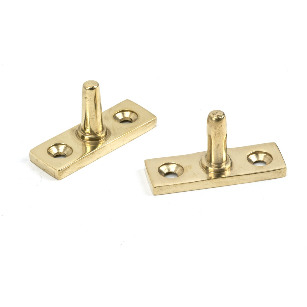 Polished Brass 12" Newbury Stay | From The Anvil-Stays-Yester Home