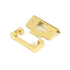 Polished Brass ½" Rebate Kit for Deadbolt - Deadlocks & Deadbolts - From The Anvil - Yester Home