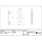 Polished Brass ½" Rebate Kit for Euro Sash Lock - Euro Locks - From The Anvil - Yester Home