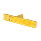 Polished Brass 125mm x 25mm Edge Pull | From The Anvil-Cabinet Pulls-Yester Home