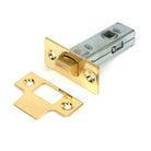 Polished Brass 2½" Tubular Mortice Latch - Latches - From The Anvil - Yester Home